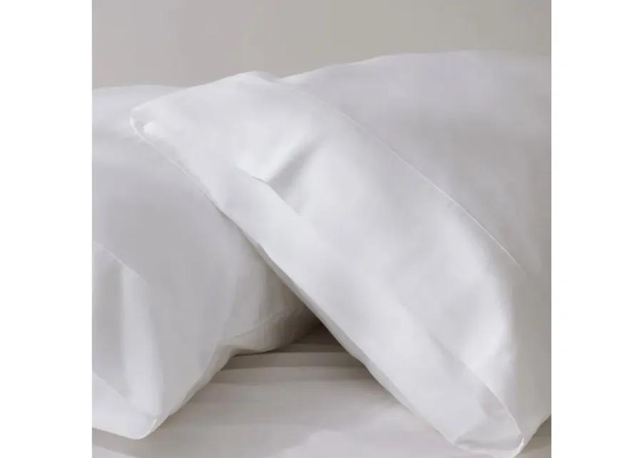 Birch Organic Cotton Sheet Set in White by Helix Sleep