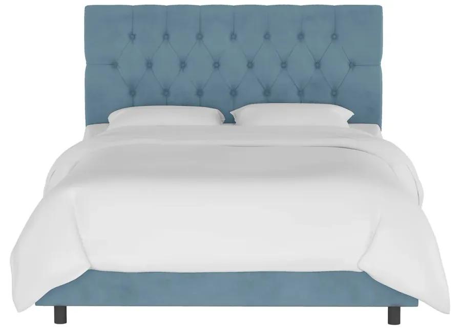 Blanchard Bed in Velvet Ocean by Skyline