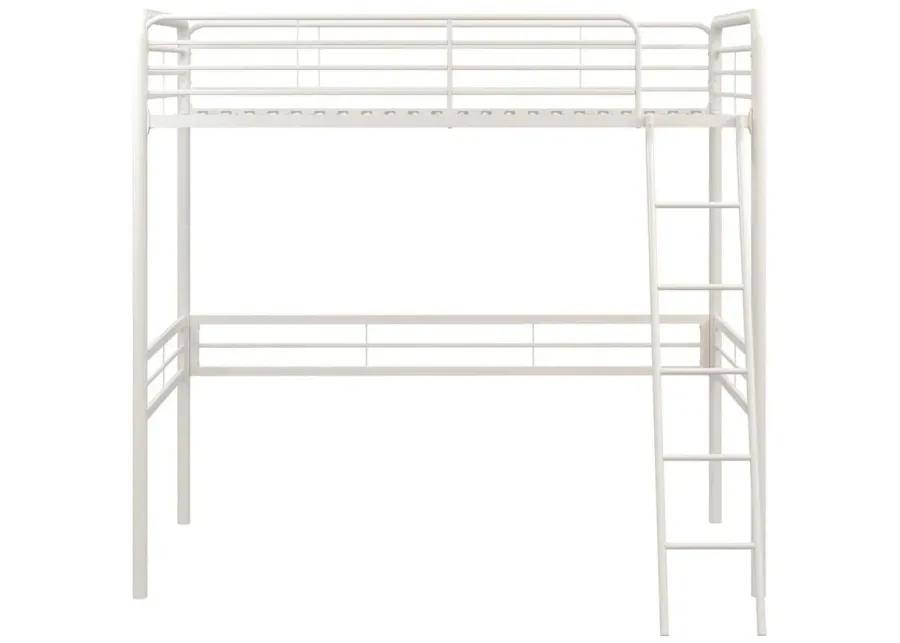 Blissfield Loft Bed in White by DOREL HOME FURNISHINGS