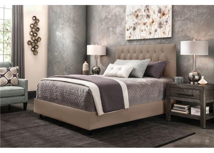 Blanchard Bed in Velvet Cocoa by Skyline