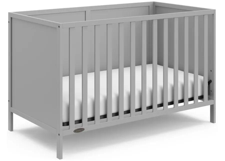 Graco Theo 3-in-1 Convertible Crib in Pebble Gray by Bellanest