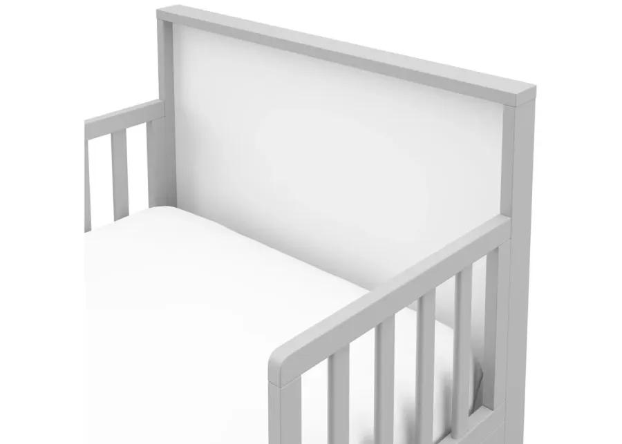 Storkcraft Slumber Toddler Bed in White/Pebble Gray by Bellanest