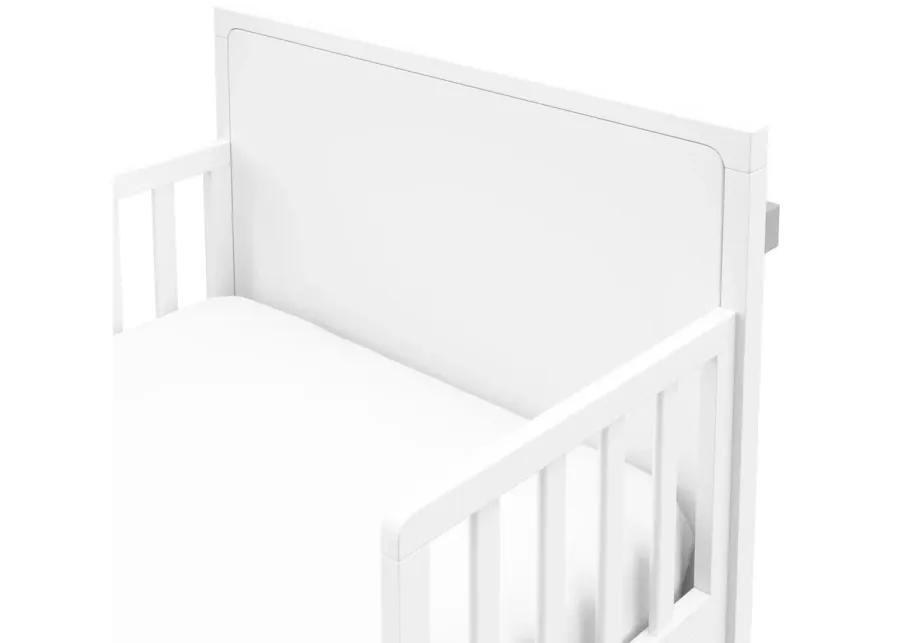 Storkcraft Equinox Toddler Bed in White/Pebble Gray by Bellanest