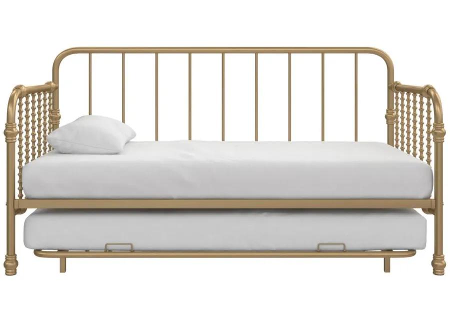 Little Seeds Monarch Hill Wren Metal Daybed with Trundle in Gold by DOREL HOME FURNISHINGS