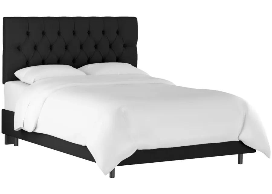 Blanchard Bed in Linen Black by Skyline