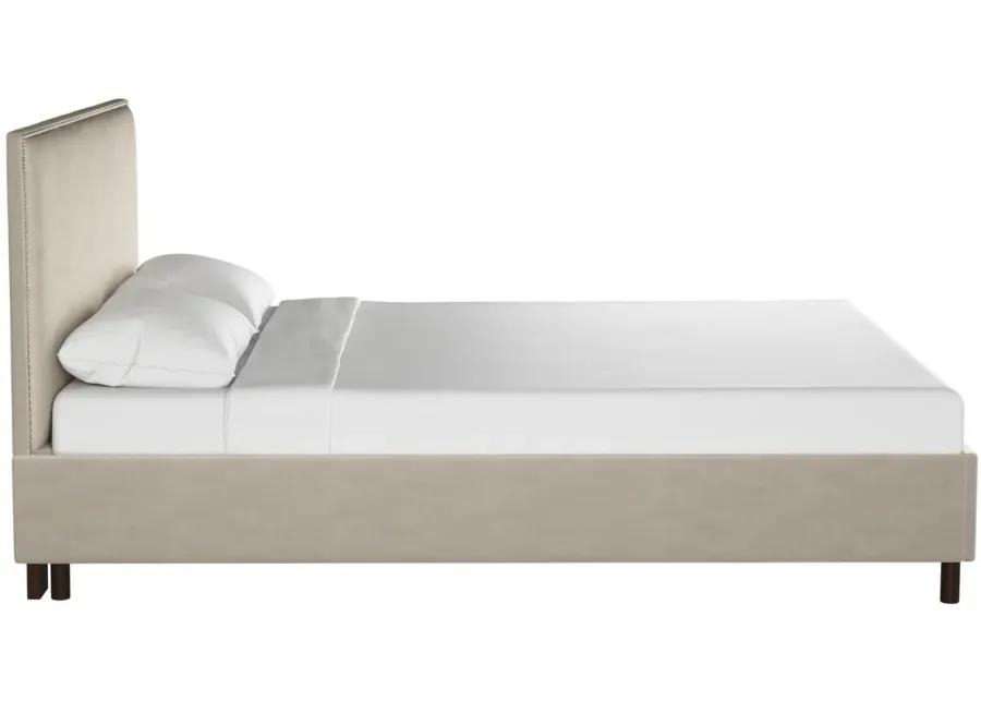 Maria Platform Bed in Premier Platinum by Skyline