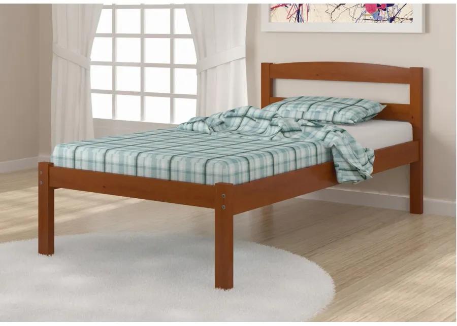 Econo Scandinavian Bed with Dual Underbed Drawers in Espresso by Donco Trading