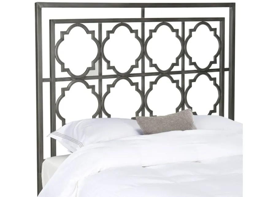 Silva Metal Headboard in Antique Iron by Safavieh