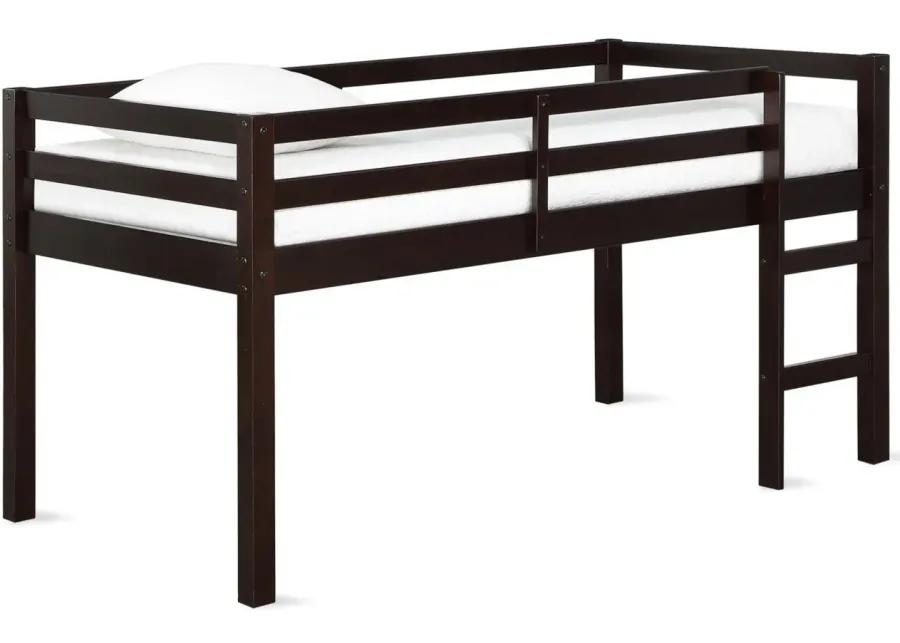 Ashe Junior Wooden Bed in Espresso by DOREL HOME FURNISHINGS