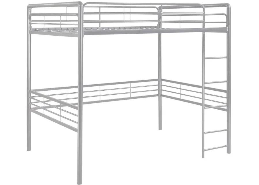 Tommy Full Metal Bed in Silver by DOREL HOME FURNISHINGS