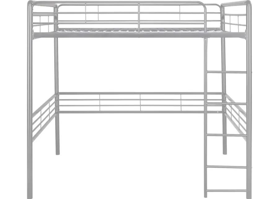 Tommy Full Metal Bed in Silver by DOREL HOME FURNISHINGS