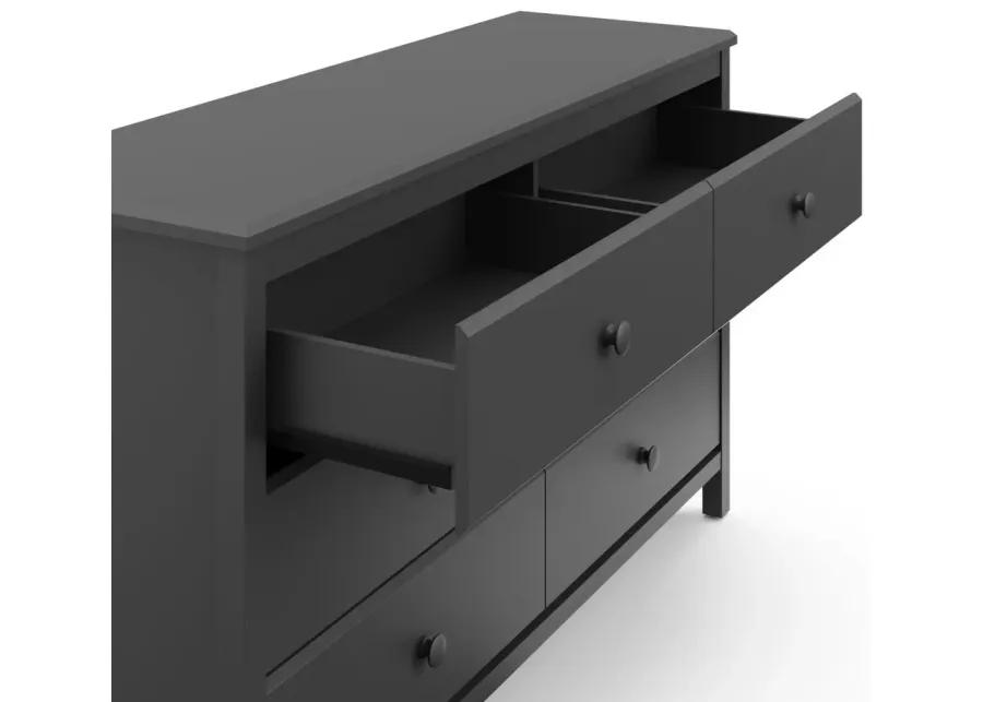 Alpine 6-Drawer Dresser in Gray by Bellanest