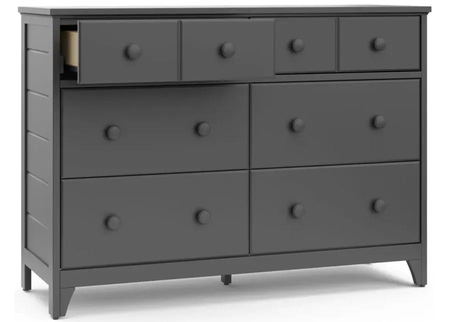 Moss 6-Drawer Dresser in Gray by Bellanest