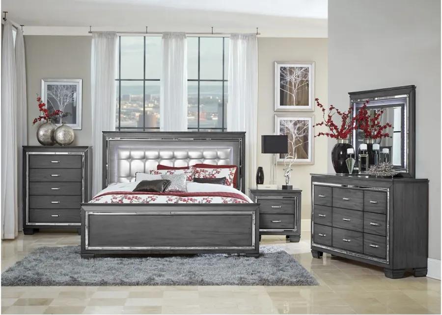 Brambley Bedroom Dresser in Dark Gray by Homelegance