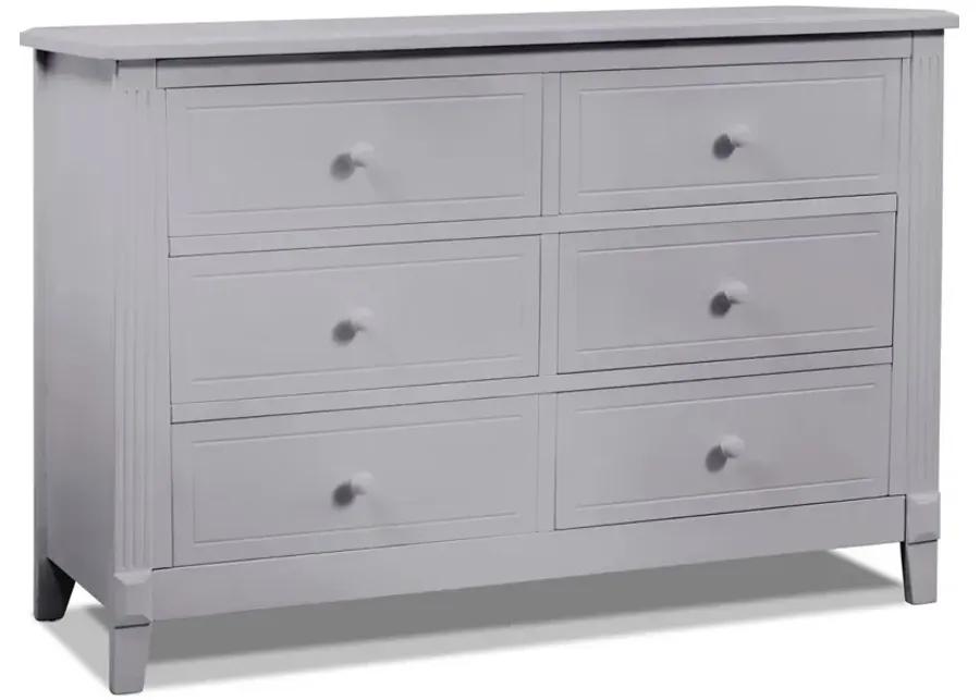 Berkley Double Dresser in Gray by Sorelle Furniture