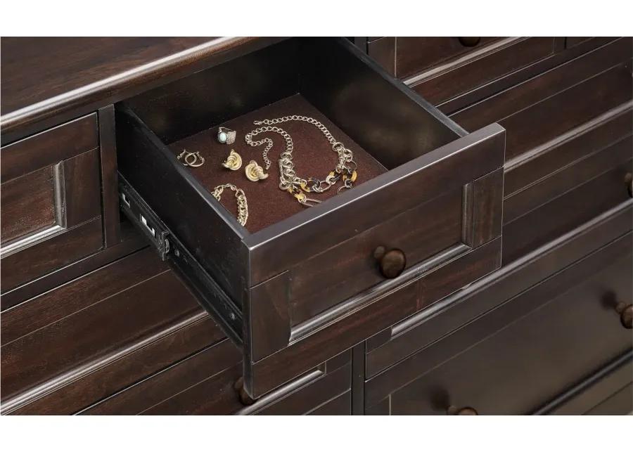 Westlake Bedroom Dresser in Dark Mahogany by A-America