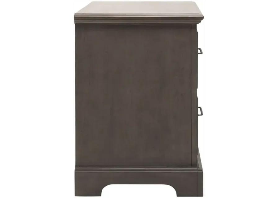 Kieran Nightstand in Driftwood Gray by Bellanest