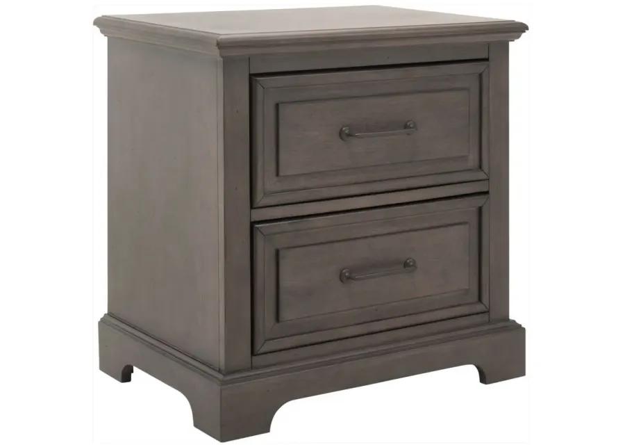 Kieran Nightstand in Driftwood Gray by Bellanest