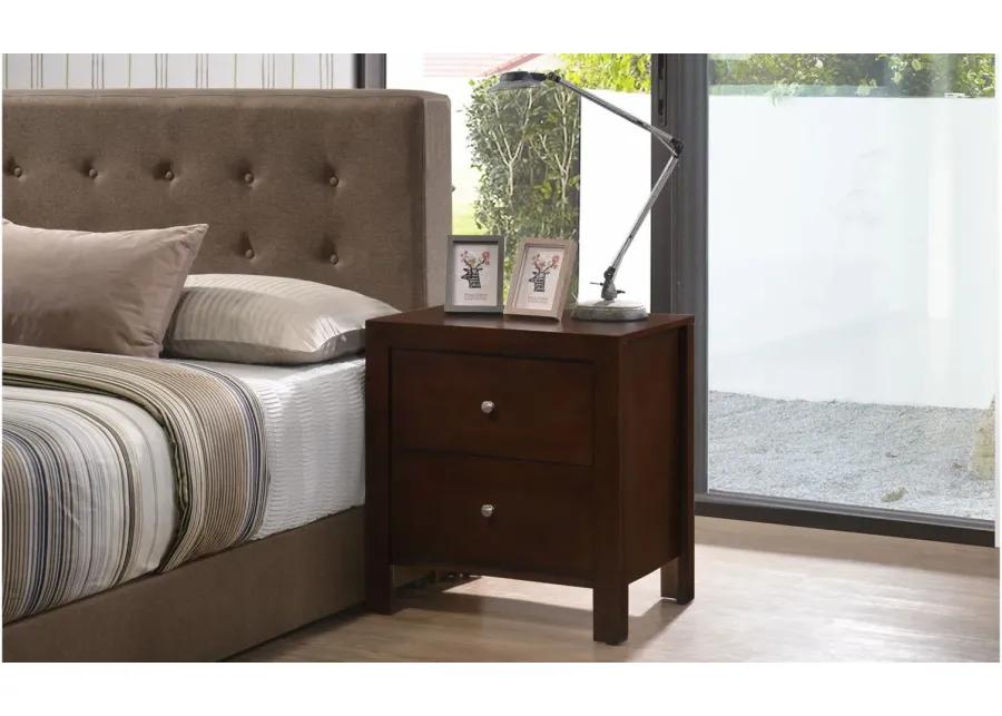 Burlington Nightstand in Cappuccino by Glory Furniture