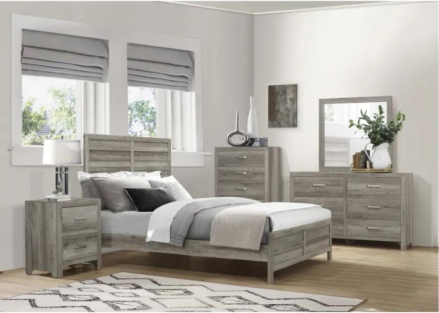 Terrace Panel Bed in Gray by Homelegance