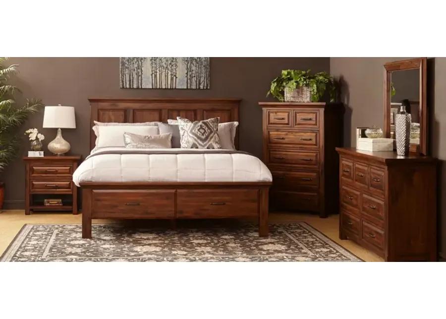 HillCrest Six Drawer Chest in Old Chestnut by Napa Furniture Design