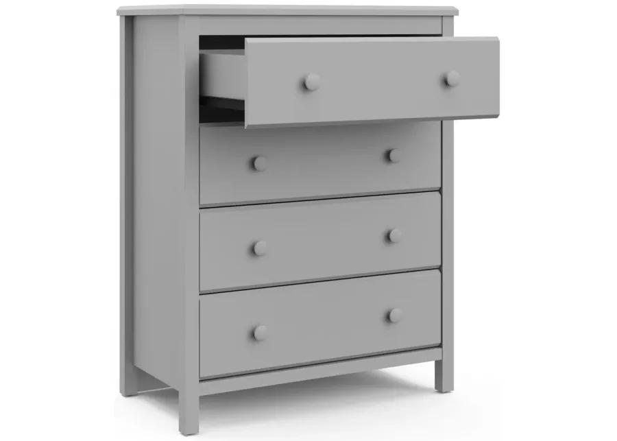 Alpine 4 Drawer Chest in Pebble Gray by Bellanest