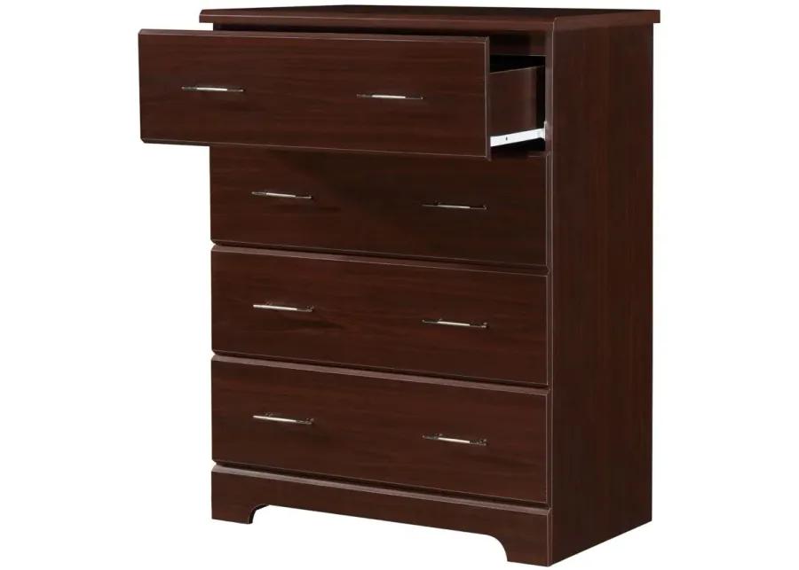 Brooks 4 Drawer Chest in Brown by Bellanest