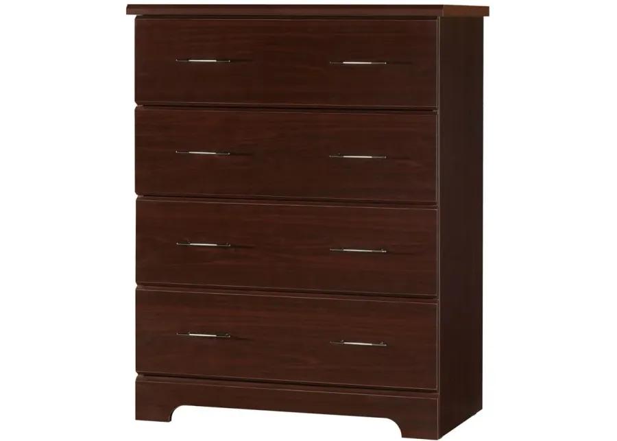 Brooks 4 Drawer Chest in Brown by Bellanest