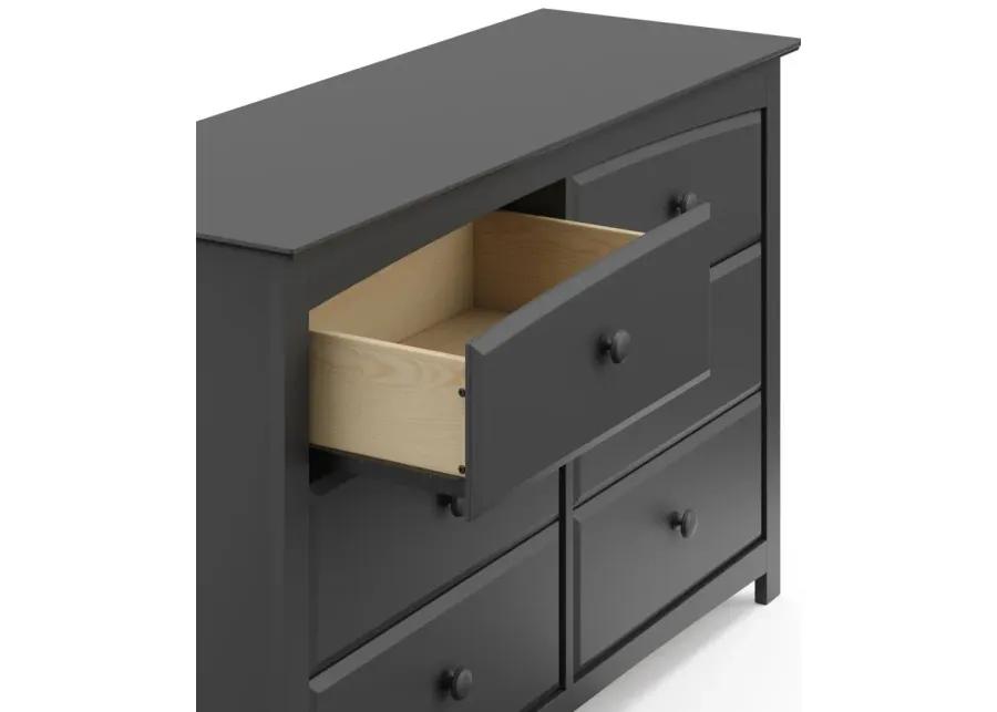 Kenton 6-Drawer Dresser in Gray by Bellanest