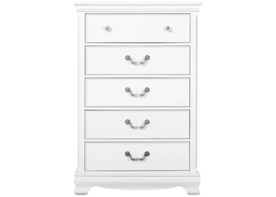 Winnie Bedroom Chest in White by Bellanest