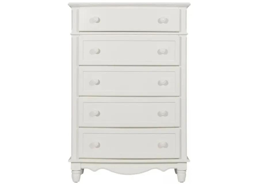 Willow Point Small Bedroom Chest in White by Homelegance