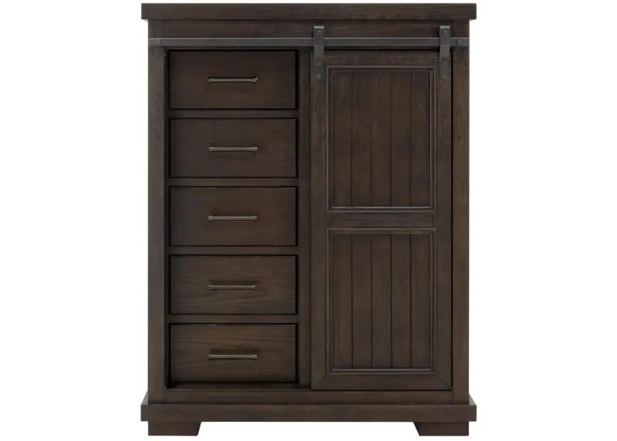 Bexley Door Chest in Brown by Davis Intl.