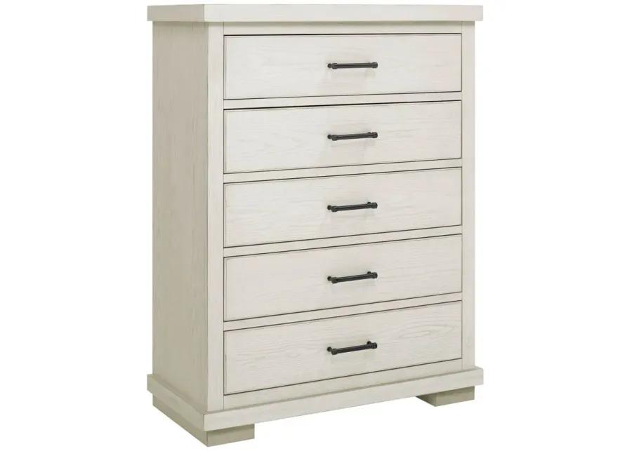 Bexley Drawer Chest in White by Davis Intl.