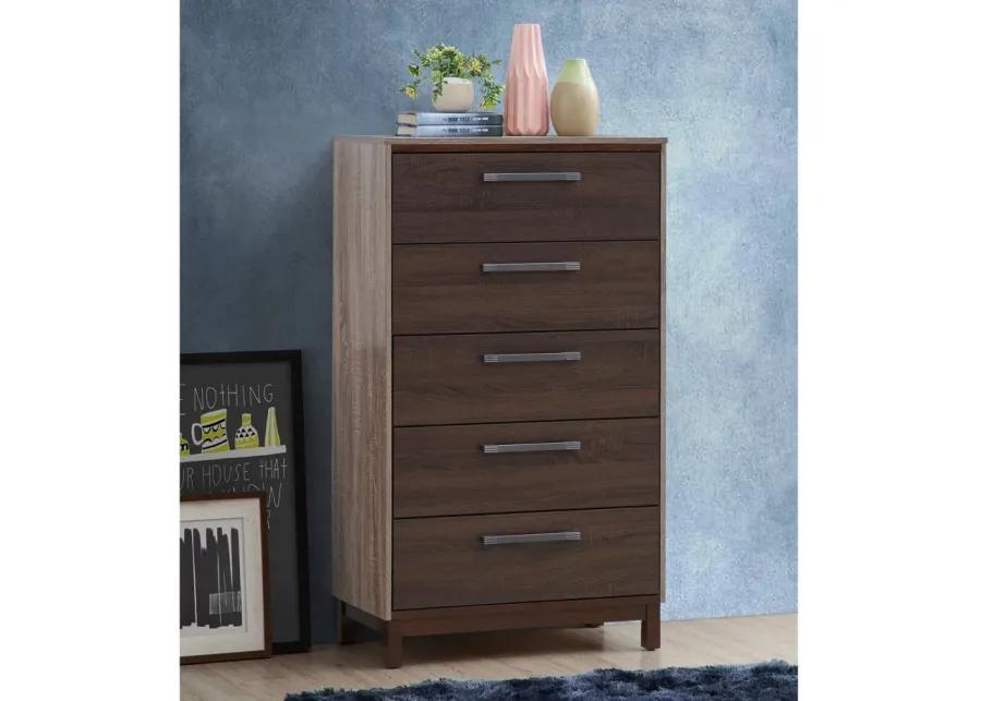 Magnolia Bedroom Chest in Gray/Brown by Glory Furniture
