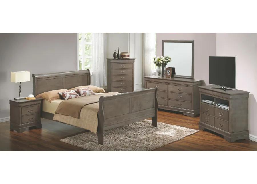 Rossie Media Chest in Gray by Glory Furniture