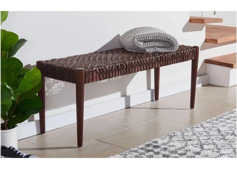 Bandelier Bench in Brown by Safavieh