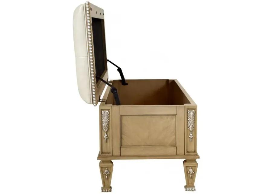 Wilshire Storage Bench in Bisque by Davis Intl.