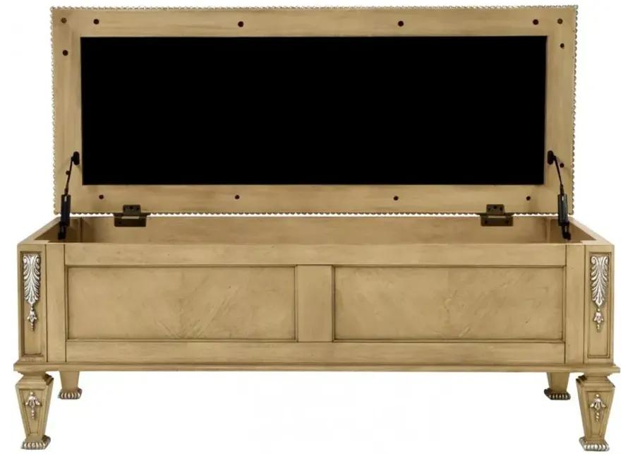 Wilshire Storage Bench in Bisque by Davis Intl.