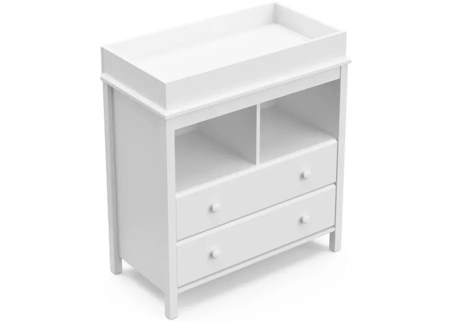 Alpine 2-Drawer Changing Chest in White by Bellanest