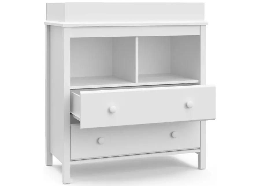 Alpine 2-Drawer Changing Chest in White by Bellanest