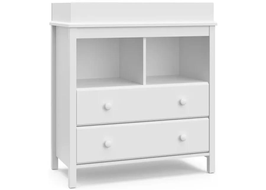 Alpine 2-Drawer Changing Chest in White by Bellanest