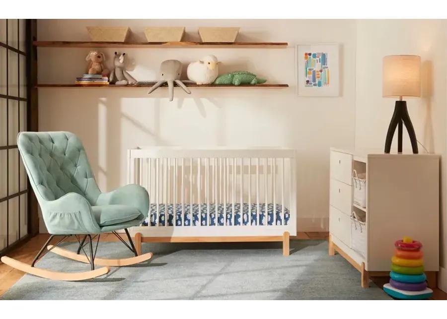 Baby Relax Reid Rocker in Teal by DOREL HOME FURNISHINGS