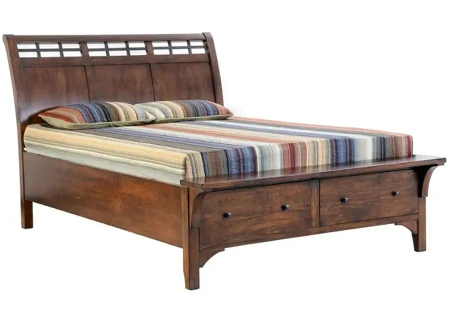 Whistler 4-pc Bedroom Set in Walnut by Napa Furniture Design