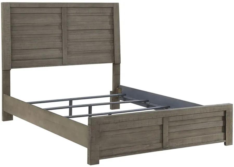Mackinac Panel Bed in Gray by Homelegance