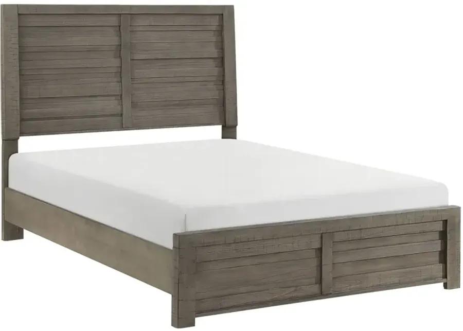 Mackinac Panel Bed in Gray by Homelegance