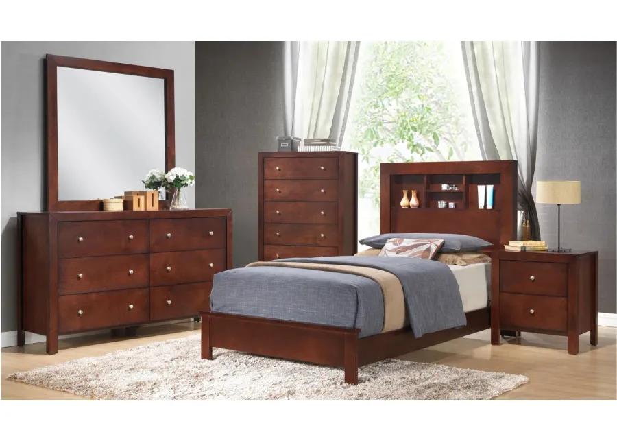 Burlington Bookcase Bed in Cherry by Glory Furniture