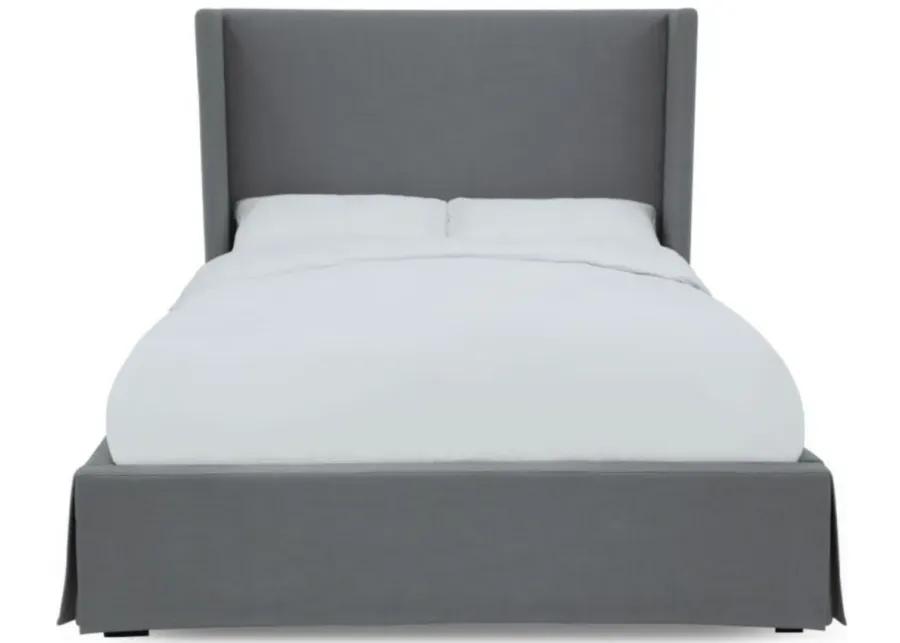 Cresta King Panel Bed in Gray by Bellanest