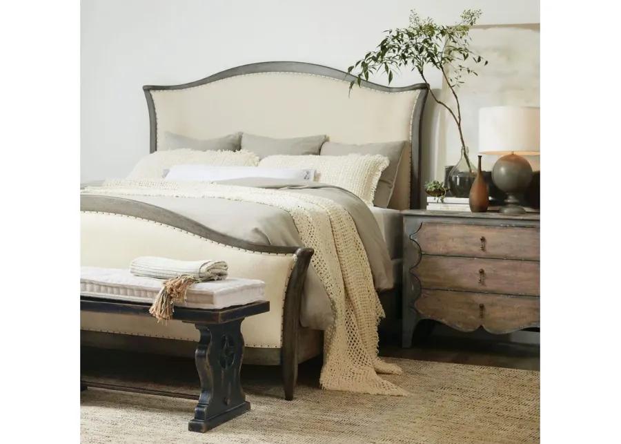 Ciao Bella Upholstered Bed in Gray by Hooker Furniture