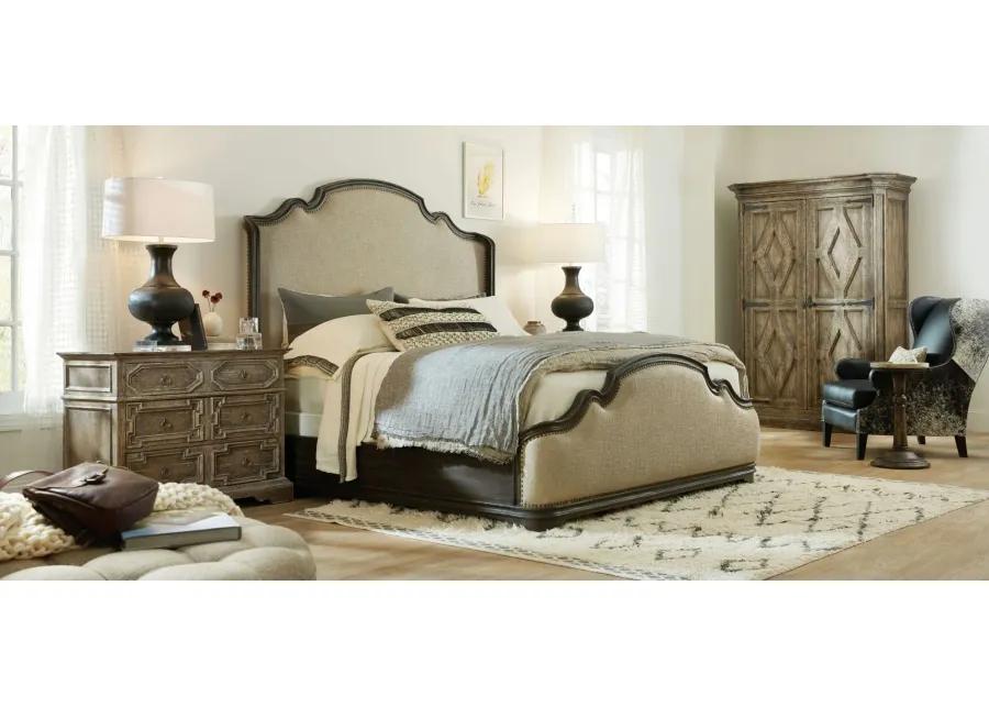 La Grange Upholstered Bed in Brown by Hooker Furniture
