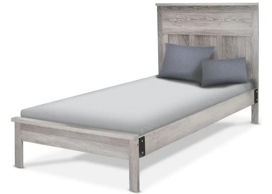 Twin Bed in Panel Gray by Sorelle Furniture